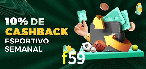 10% de bônus de cashback na f59